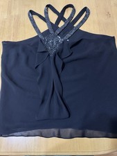 100% Silk Gharani Strok Black