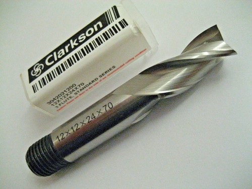 12mm cobalt end mill slot - cobalt,