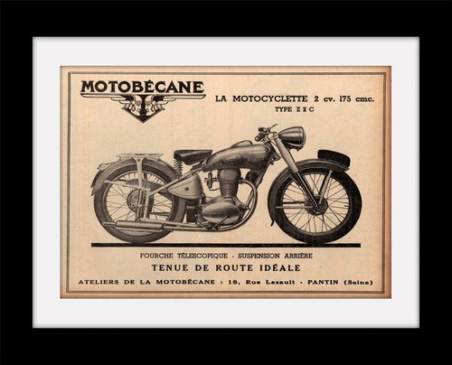 Motobecane classic motrorcycle - motobecane,