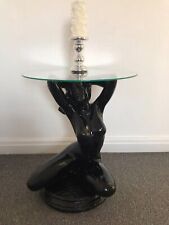 Design side coffee table black