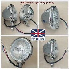 Spotlight Solid Steel Custom 4 1/2" Motorcycles HG18-H4-12V-60/55W Sidelight-1pc
