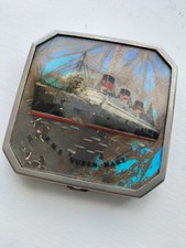 Antique Compact/Makeup Case