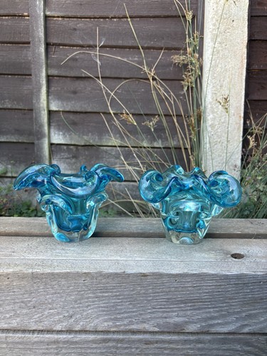 Pair turquoise blue