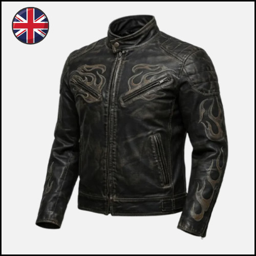 Men vintage black distressed - vintage,