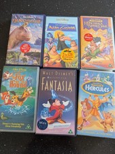 Walt disney vhs videos - disney,
