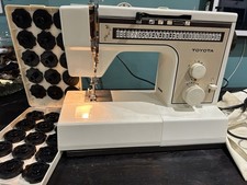 Good Quality Vintage Toyota Sewing Machine Model 2700 Series Working With Extras