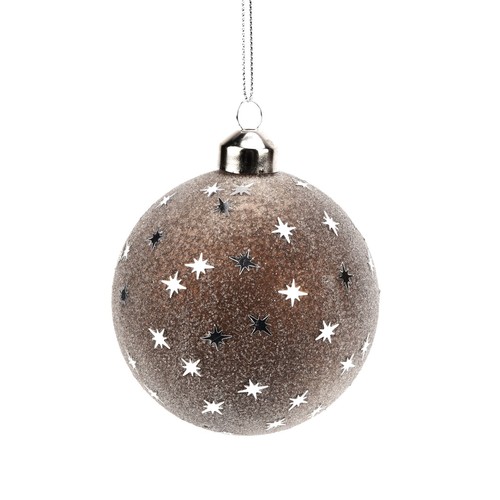 Christmas tree bauble brown - christmas,