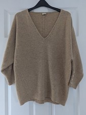 Poetry Pure Softest Cashmere V Neck Jumper Medium