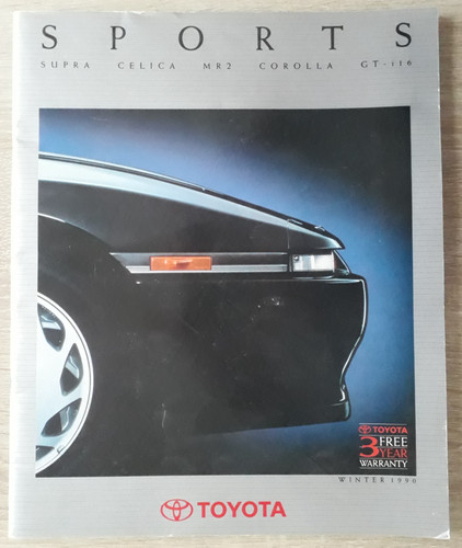 Toyota sports range brochure - toyota,