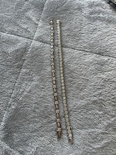 Sterling Silver Diamonique  QVC  Tennis Bracelet-19cm Length