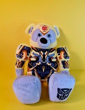 Build-A-Bear Transformers Bumblebee Bear + Optimus Prime Outfit Bundle Plush Toy