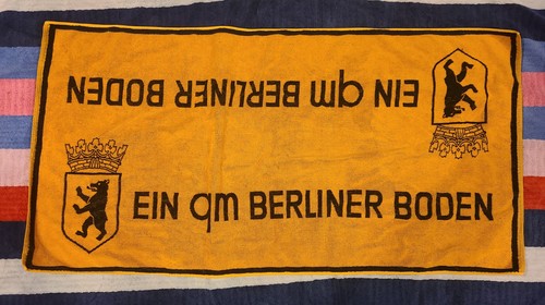 Vintage berlin bear bar towel - berlin,