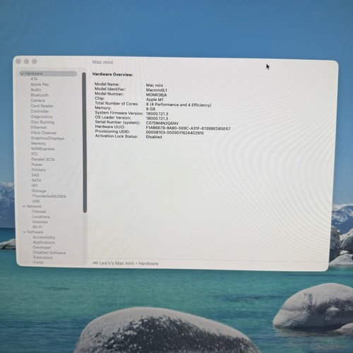Mac mini 2020 core cpu - mac,