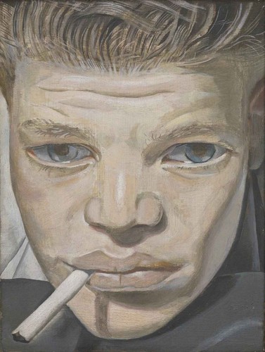 Lucian freud boy smoking - freud,