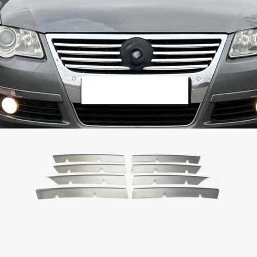 Chrome front grille strips for - front,
