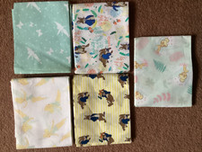 Bundle Of 4 Fat Quarters - Peter Rabbit/ Peter Pan Tinker Bell  100% cotton