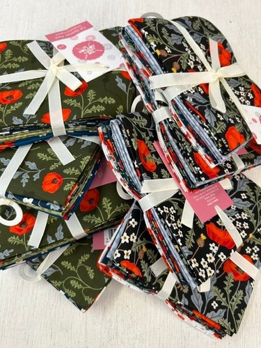 Remembrance day poppies cotton - remembrance,
