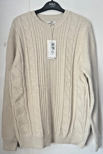 BNWT M&S MENS GENTS ECRU