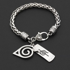 Leaf Sasuke Kakashi Itachi Obito Gaara Naruto Bracelet Wristband Cosplay Anime