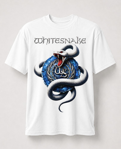 Whitesnake shirt snake logo - t,