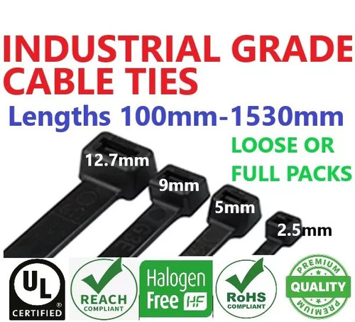 Cable ties heavy duty nylon - duty,