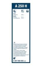 For BOSCH WYCIERACZKI 3 397