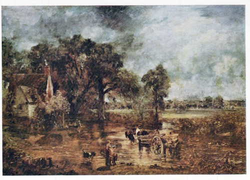 Art postcard john constable - postcard,
