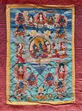 Tibetan buddha thangka - tibetan,