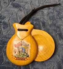 Vintage Wooden Castanets