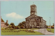 WELLINGTON Shropshire The Parish Church Postcard, Postmarked 1972