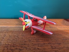 Disney Pixar Cars Barney Storming Bi Plane 1/55 Diecast Plane