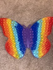 Rainbow Butterfly Jumbo Pop It