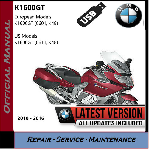 Bmw k1600gt workshop - k1600gt,