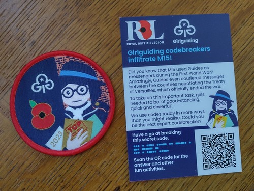 Girlguiding badges cloth - girlguiding,
