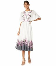 TED BAKER Ivory White Floral