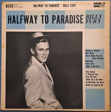 Billy Fury - Halfway To Paradise - 12" Vinyl LP Album RECORD Mono EX