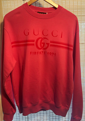 Gucci pink logo crew - gucci,