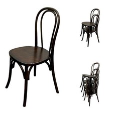 Dark Wooden Bentwood Chairs