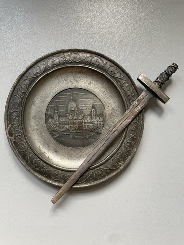 Hannover pewter plate germany - hannover,