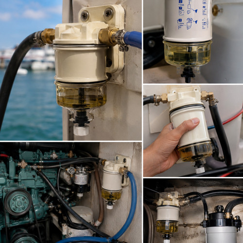 Marine fuel filter water - fuel,