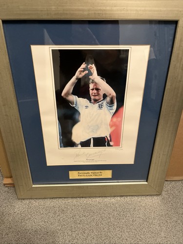 Paul gascoigne signed world - paul,