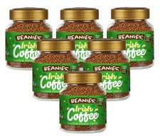 BEANIES INSTANT FLAVOURED COFFEE JARS 6 x 50g