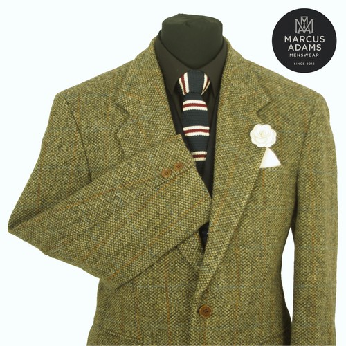 Harris tweed jacket blazer 40r - harris,