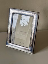 Sterling Silver Hammered Effect Photo Frame R Carrs Sheffield 2010 Photo 7” x 5”