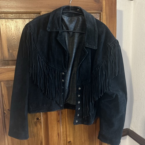 Vintage suede fringe cowboy - vintage,
