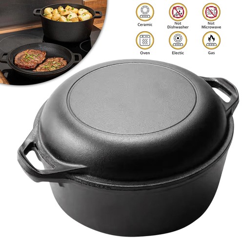 Cast iron dutch oven combo - cast,