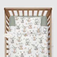 SAGE SAFARI COT BEDDING SET