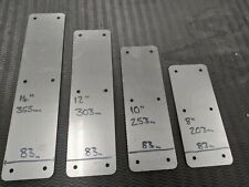 MILD STEEL 3mm FIXING PLATE. kitchen worktop joining brace bracket *4 PACK*. CR4