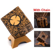 Hellraiser Cube Puzzle Box With Chain Lament Configuration Functional Pinhead