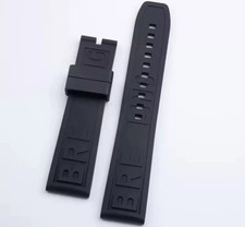 BREITLING 22MM Diver Pro Black Rubber Strap  (No Buckle)